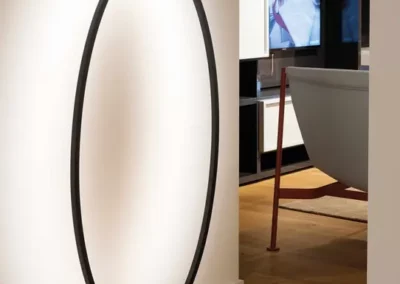 Ellisse floor - wall